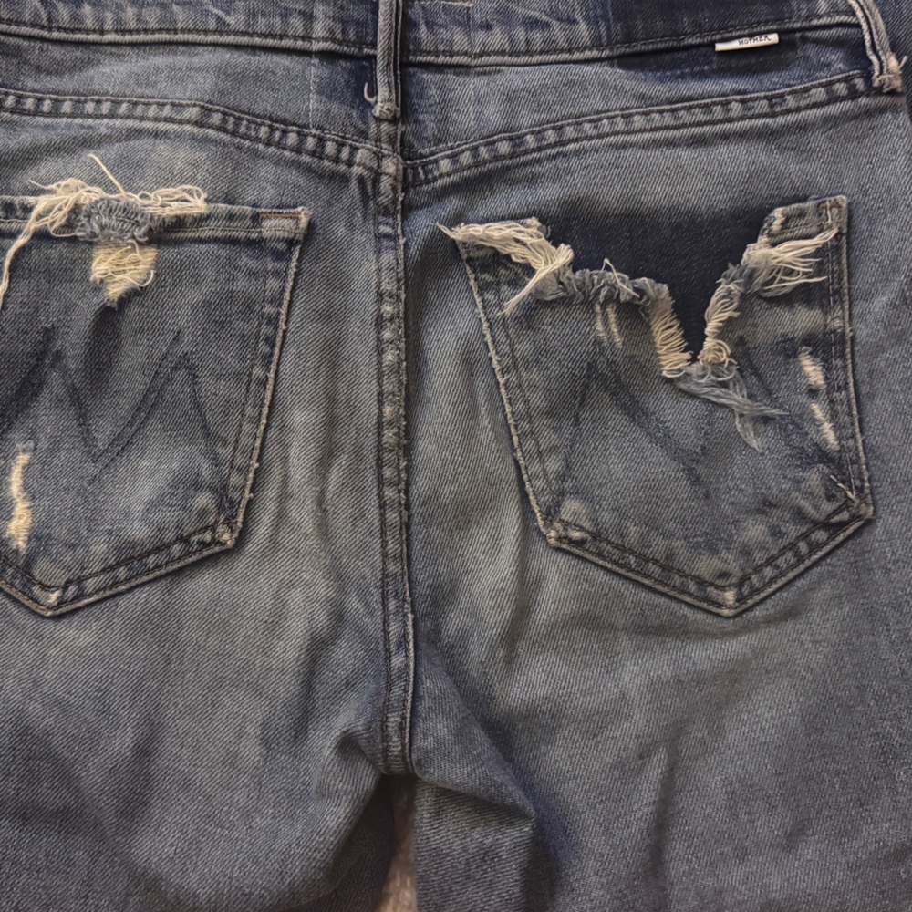 MOTHER SUPERIOR the Dutchie Ankle Distresssd Jeans - Picture 8 of 10